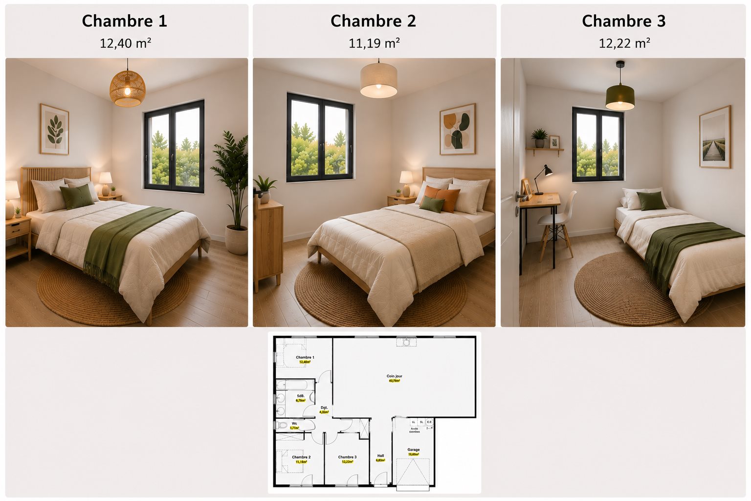 Maison à vendre, 98m², Montady