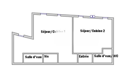 Appartement 3 pièces 55 m² · à Paris · 55 m² · 649 000 €