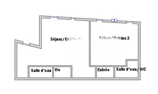 Appartement 3 pièces 55 m² · à Paris · 55 m² · 649 000 €
