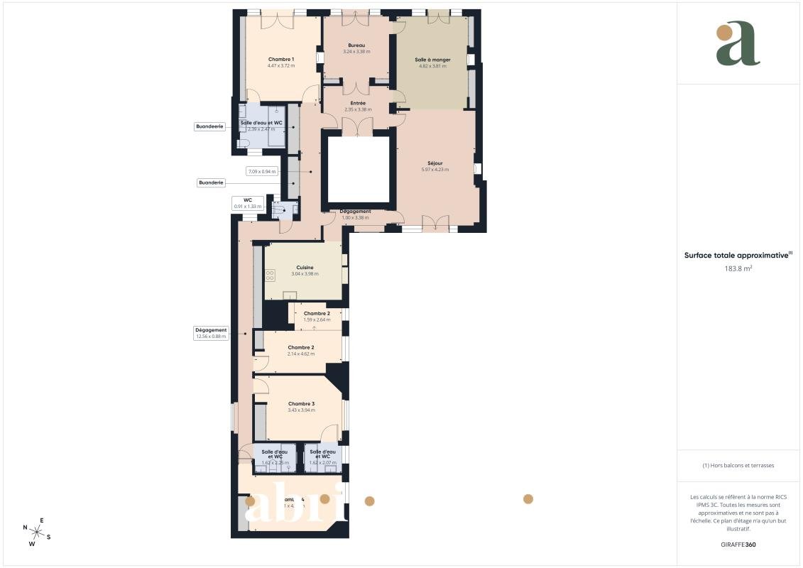 Appartement à vendre, 189m², Saint-Mandé