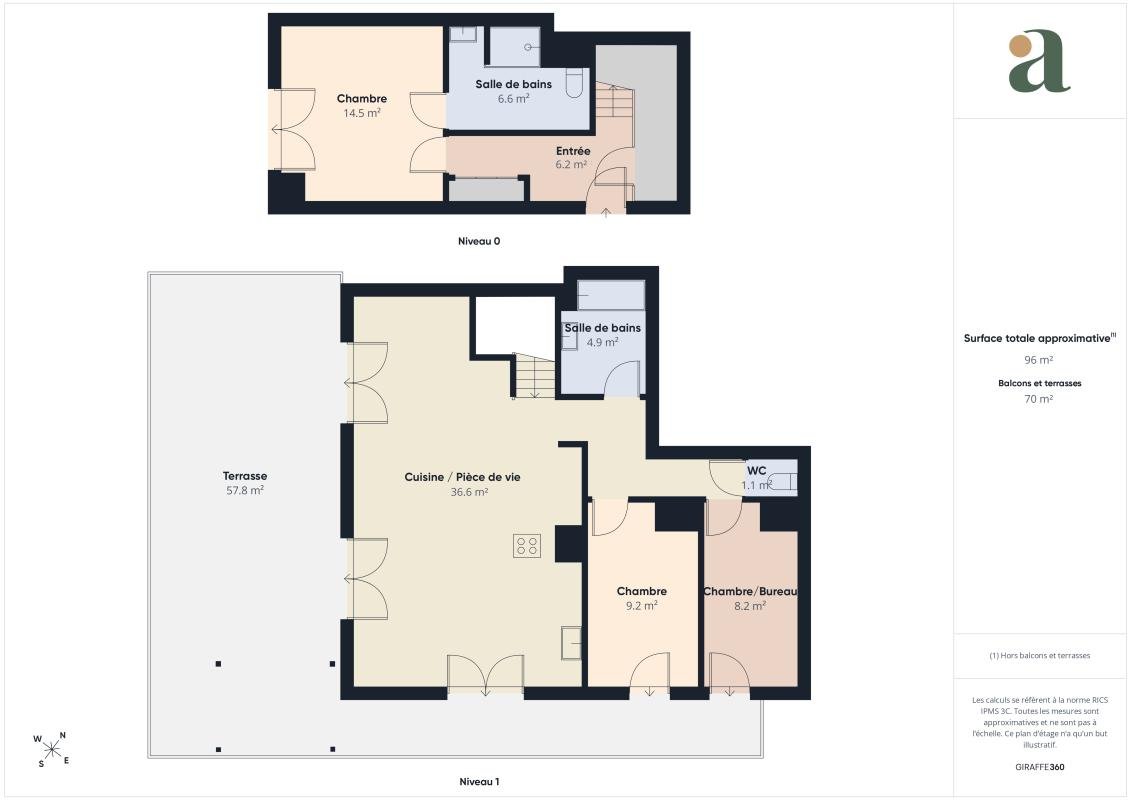 Appartement à vendre, 96m², Asnières-sur-Seine