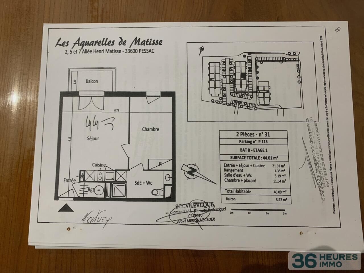 Appartement à vendre, 39m², Pessac