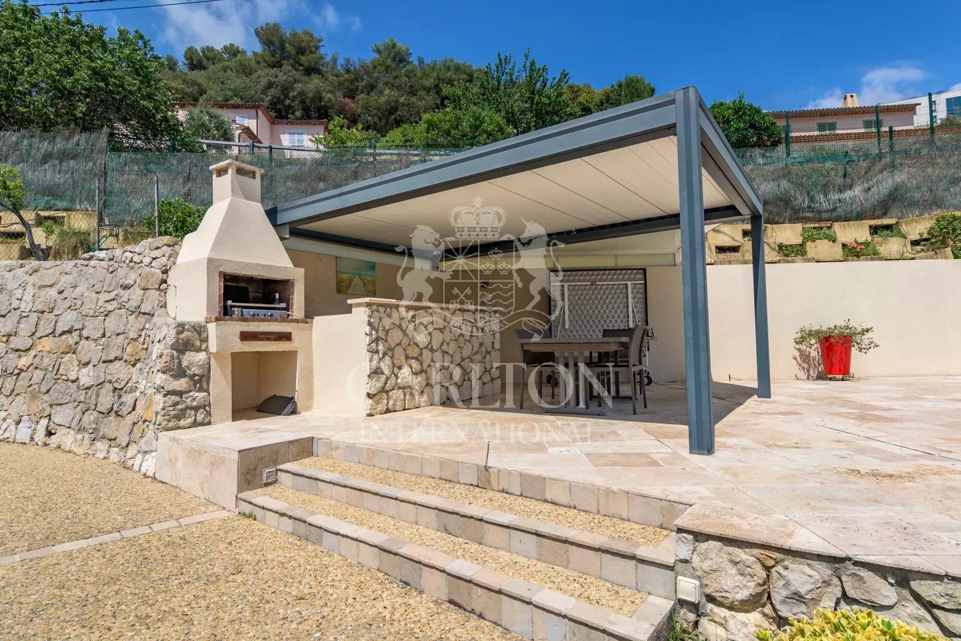 Haven of peace, near Nice, villa with swimming pool - Widok 6
