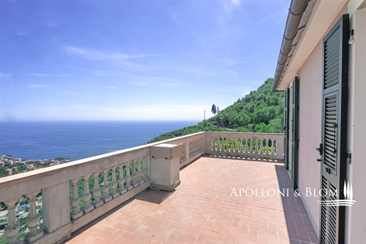 Villa on the hill with sea view - Zoagli, Italian Riviera