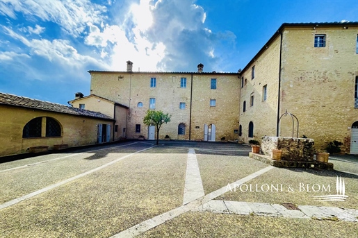 Historisk lägenhet, Monteriggioni – Toscana