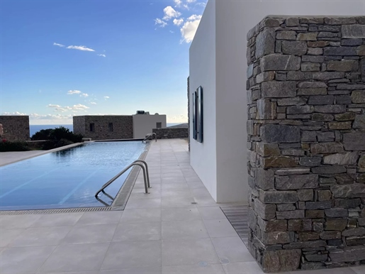 Pôvabná jednoposchodová Maisonette s výhľadom na more v Aspro Chorio, Paros