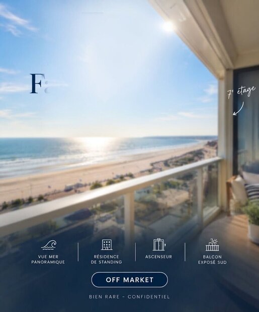 Appartement 3 pièces 80 m² · au Touquet-Paris-Plage · 80 m² · 1 155 000 €