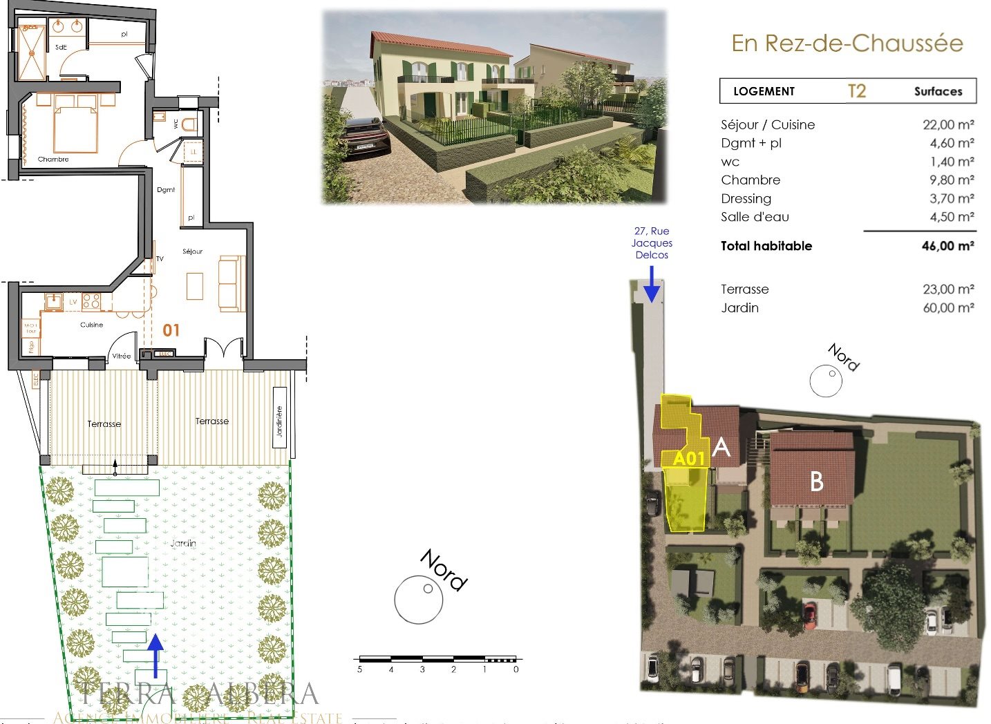 Appartement à vendre, 46m², Collioure