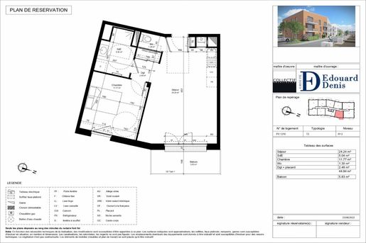 Appartement 2 pièces 45 m² · à Guilvinec · 45 m² · 154 500 €