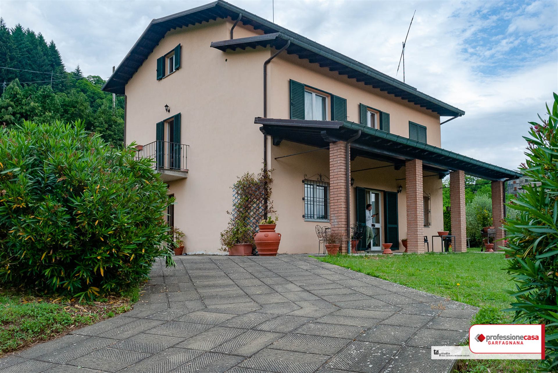 Elegáns Villa Panorámás Helyszínen San Romanóban a Garfagnana Régióban