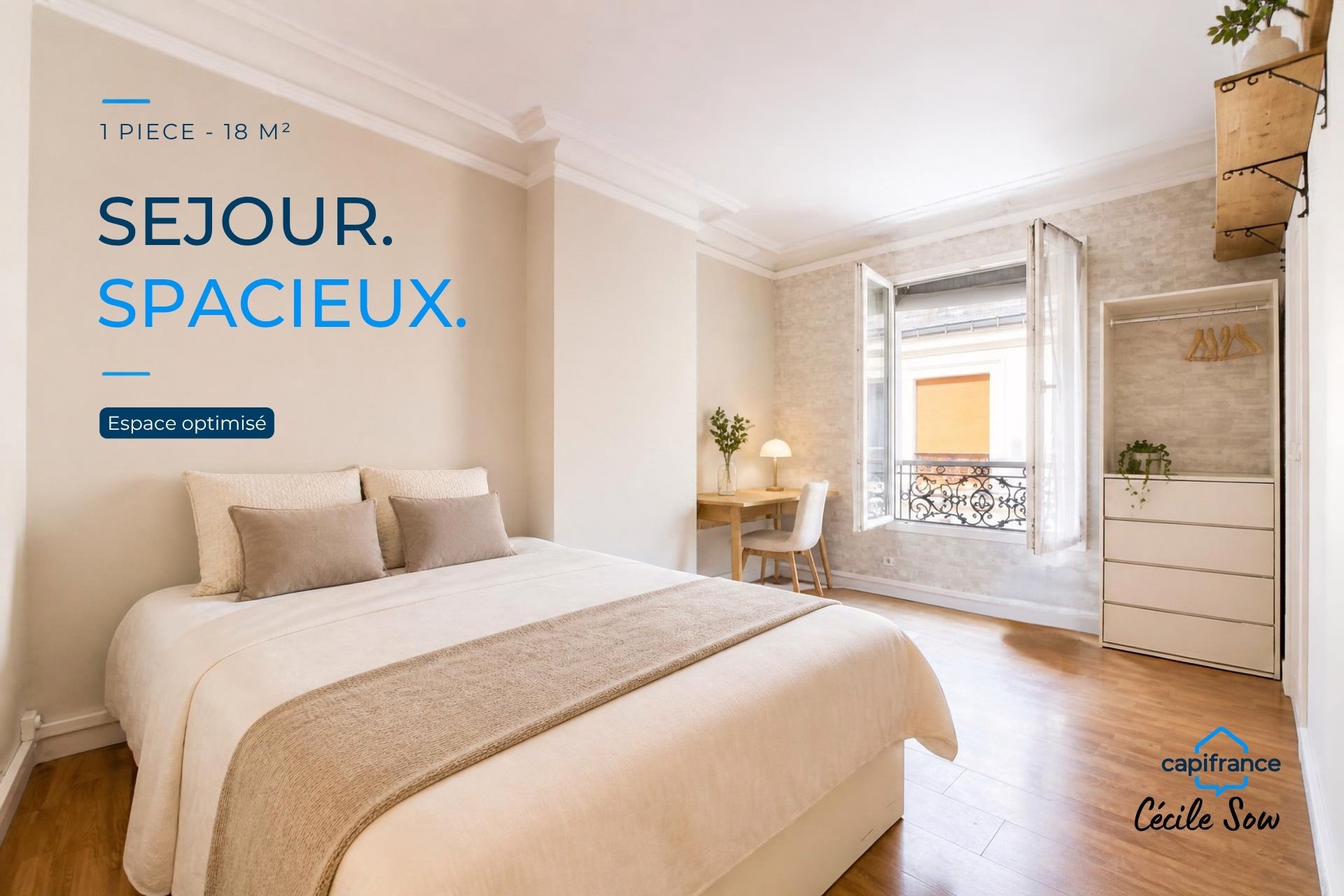 Appartement à vendre, 18m², Paris 17ème