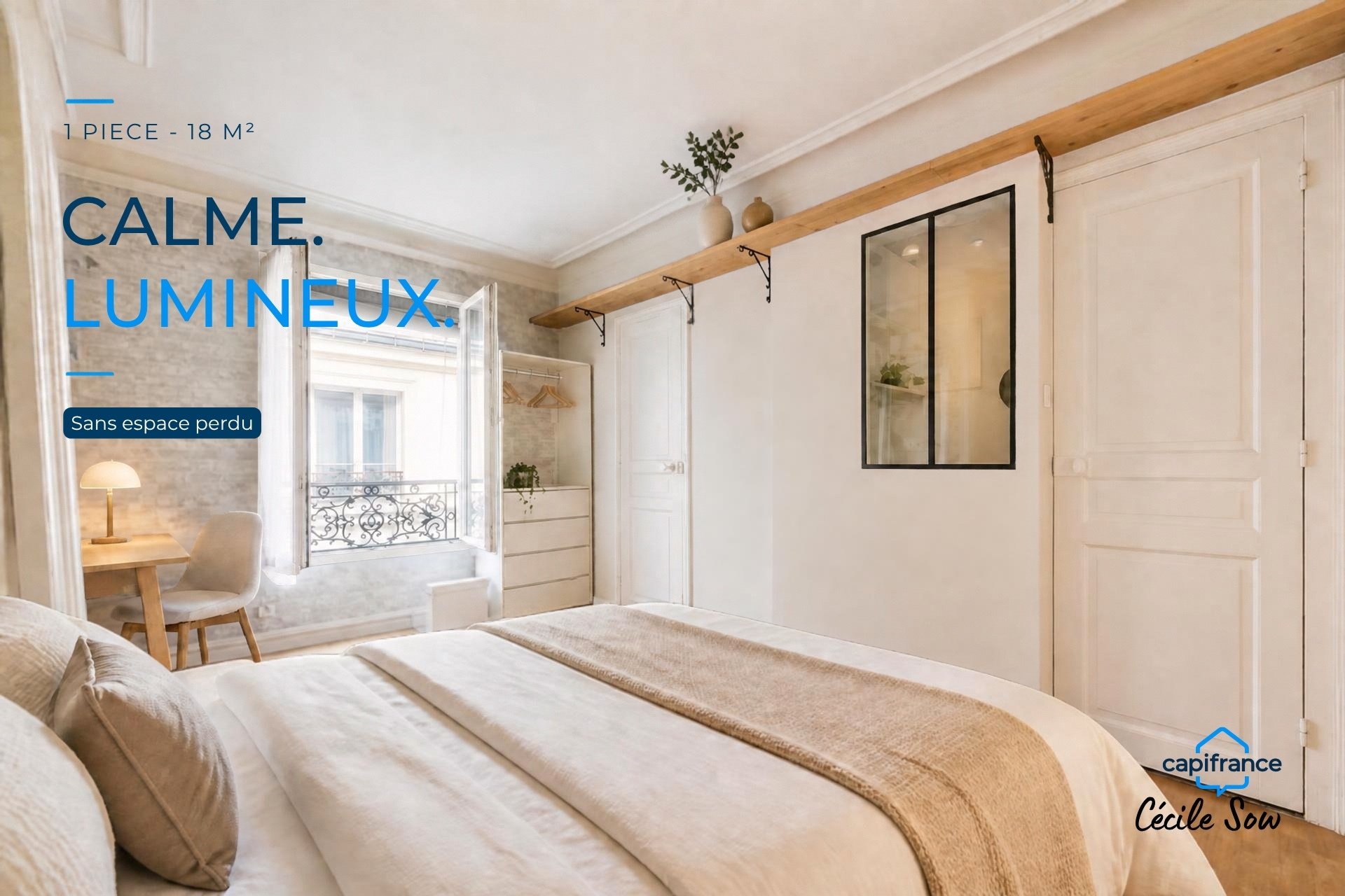 Appartement à vendre, 18m², Paris 17ème