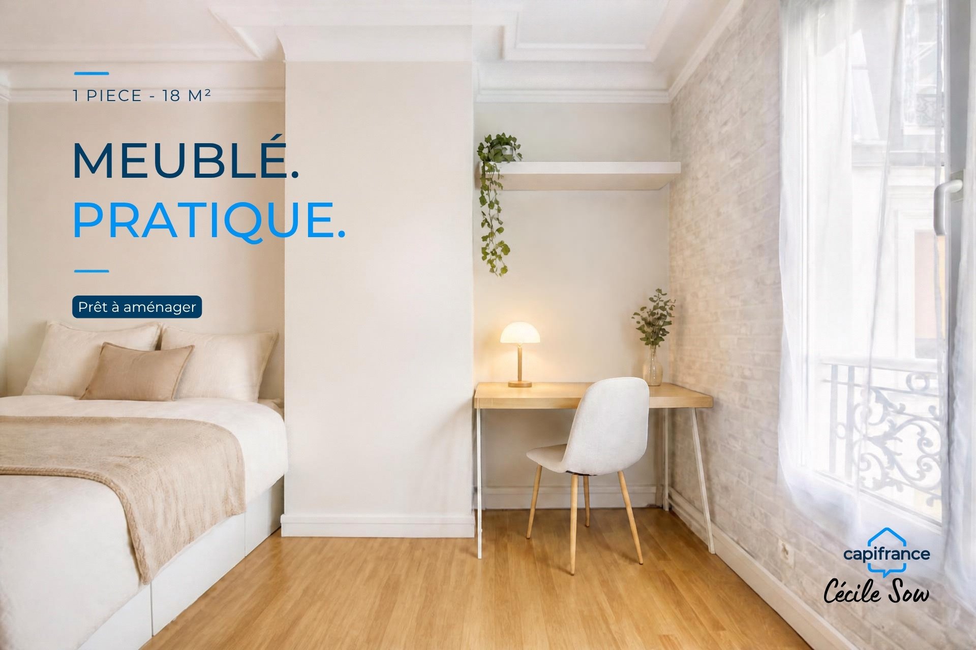Appartement à vendre, 18m², Paris 17ème