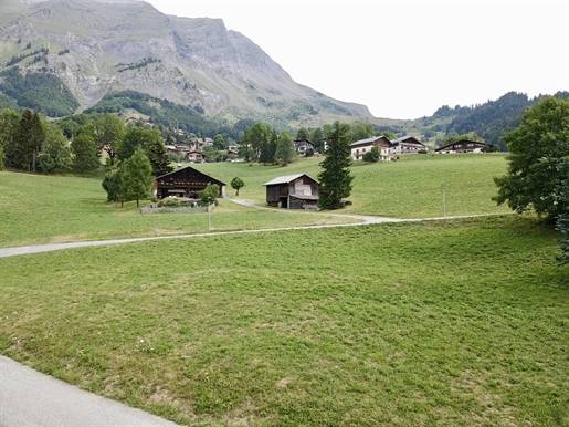 Terrain constructible de 1 221 m² avec vue panoramique sur les Aravis - La Giettaz (73590) · à La Giettaz (la Giettaz-en-Arav