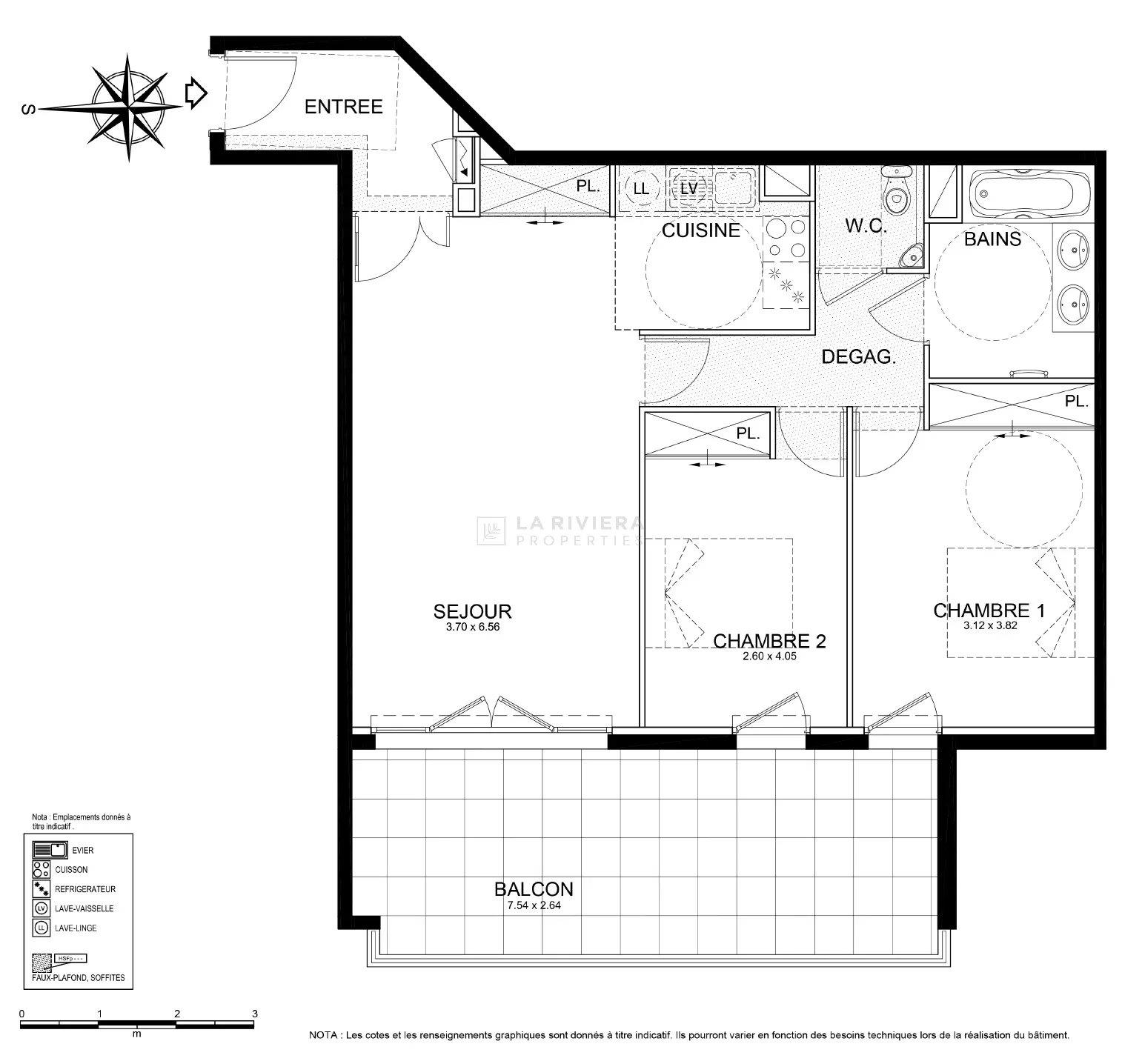 Appartement à vendre, 70m², Beausoleil