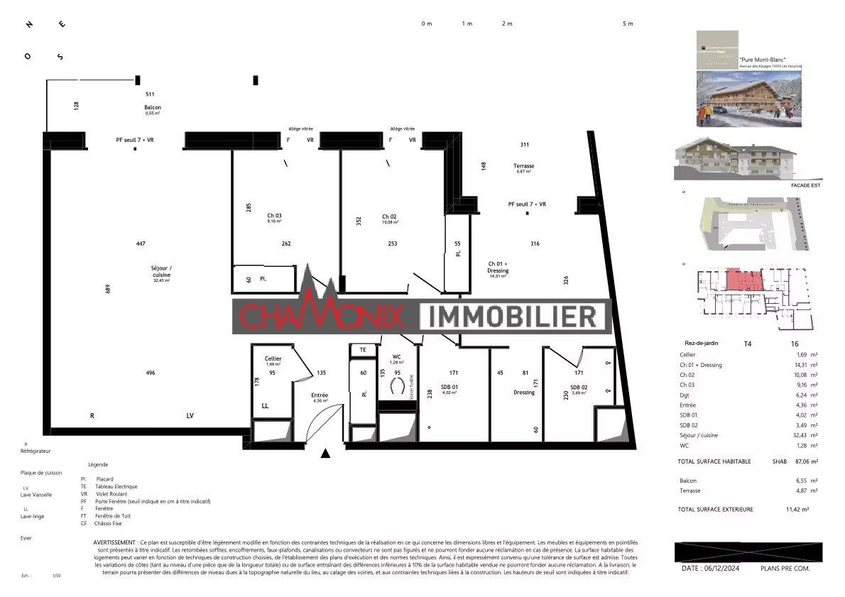 Appartement à vendre, 87m², Les Houches