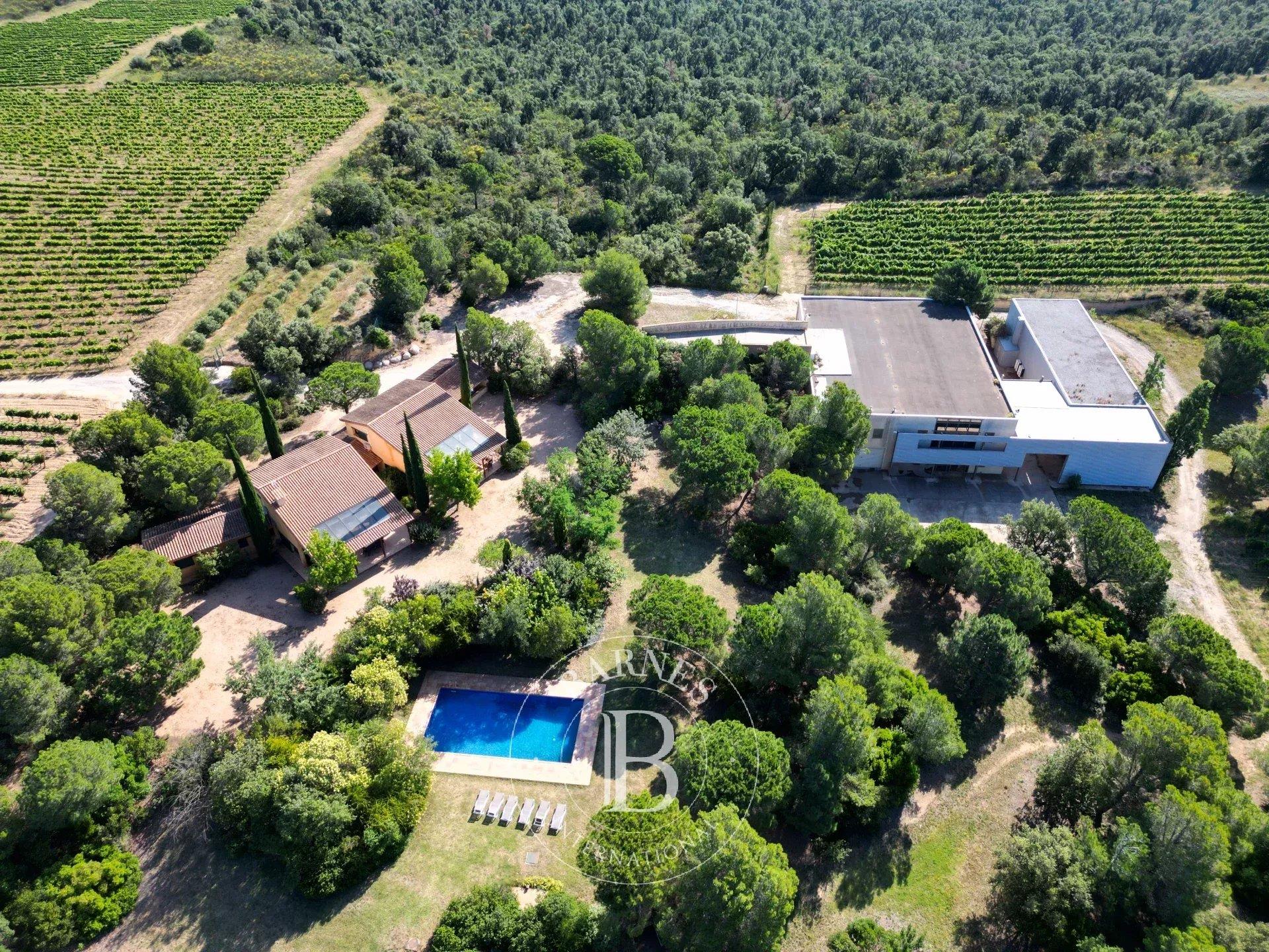 Exclusive Estate with Twin Homes and Wine Cellar Surrounded by 8 Hectares of Vineyards in Alt Empord