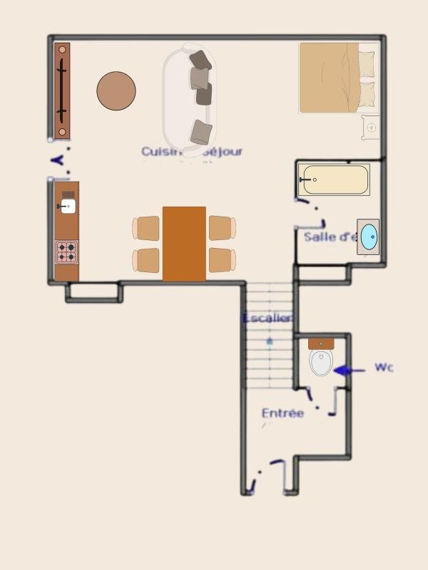 Appartement à vendre, 34m², Montluçon