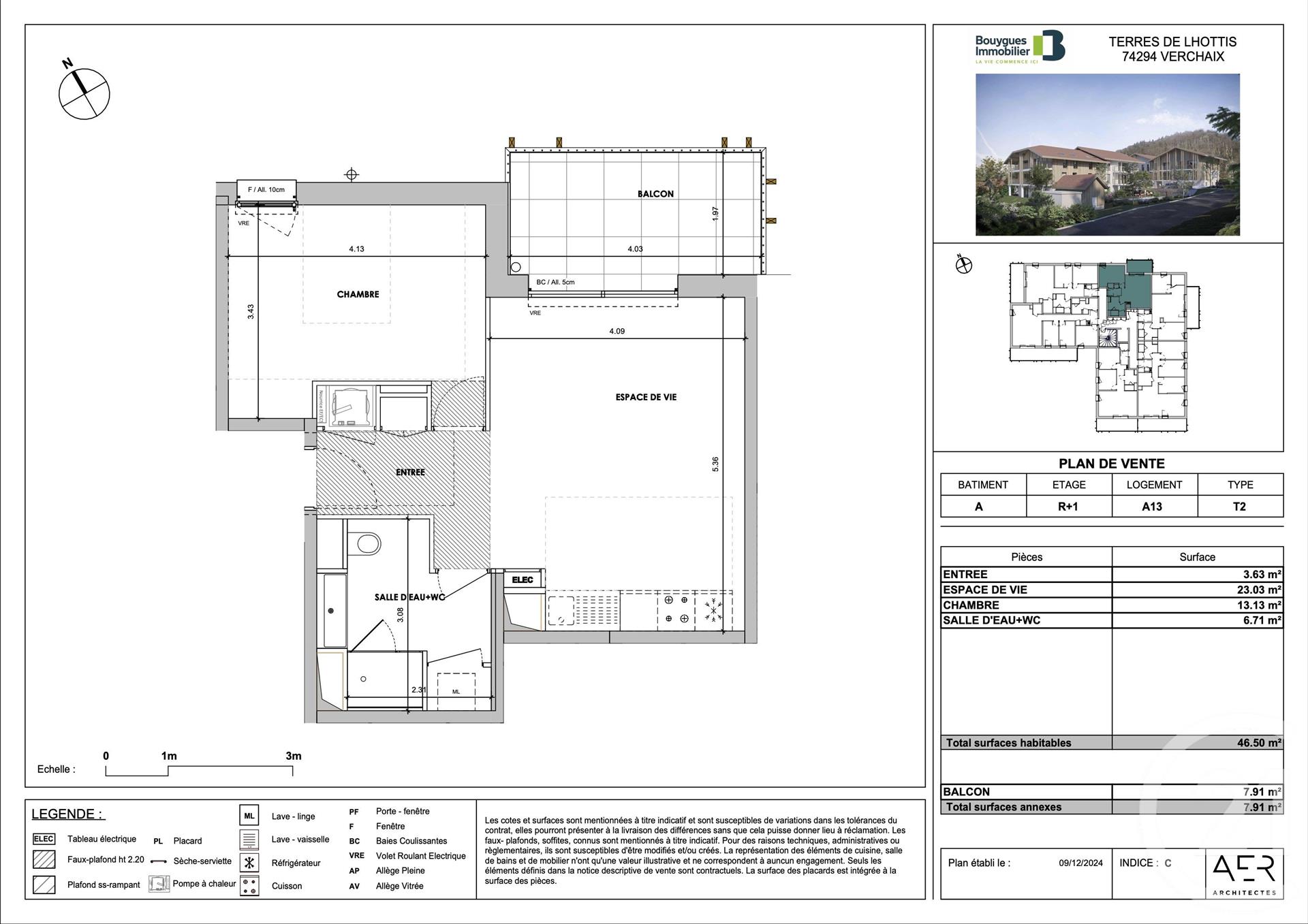 Appartement à vendre, 47m², Verchaix