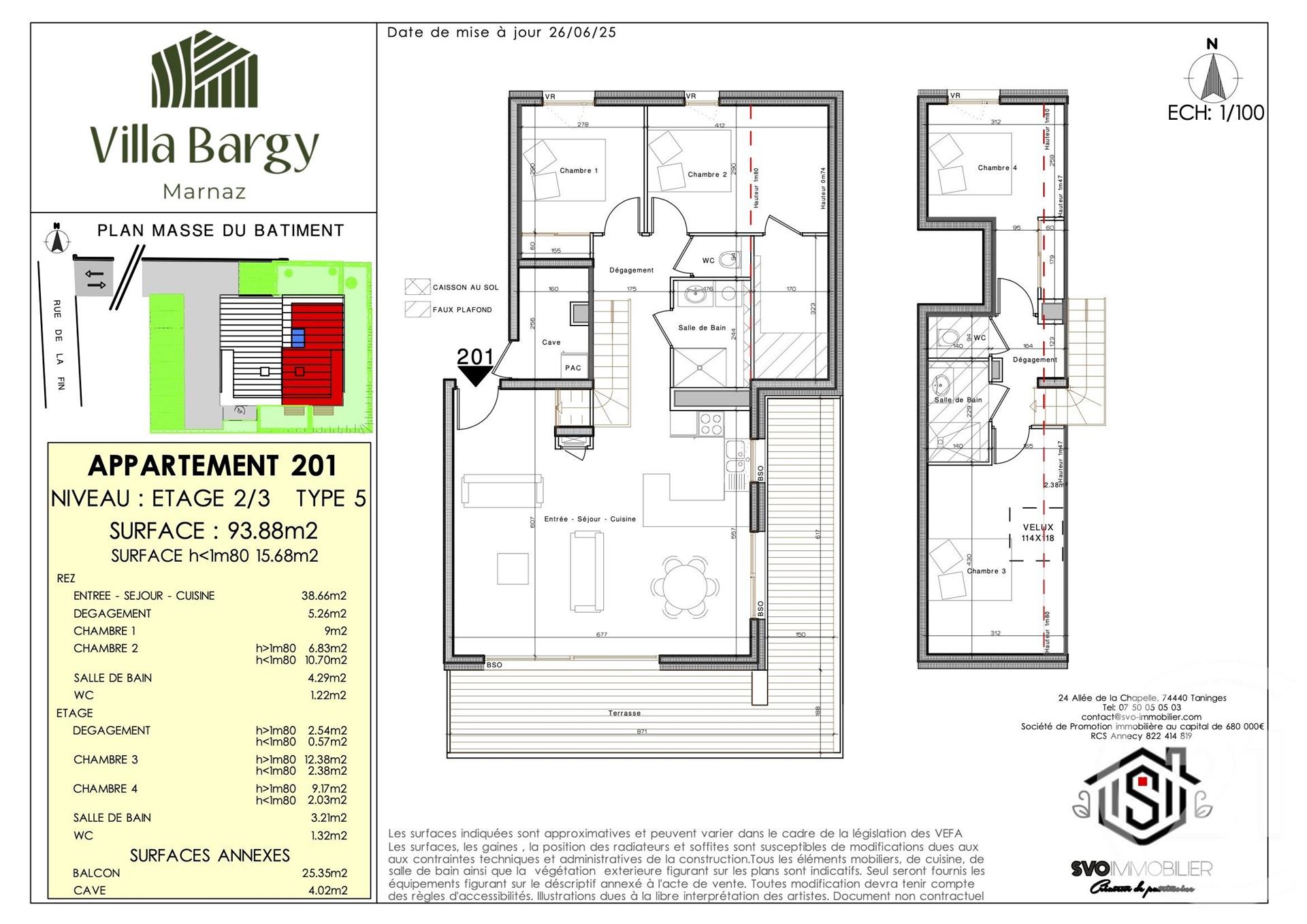 Appartement à vendre, 93m², Marnaz