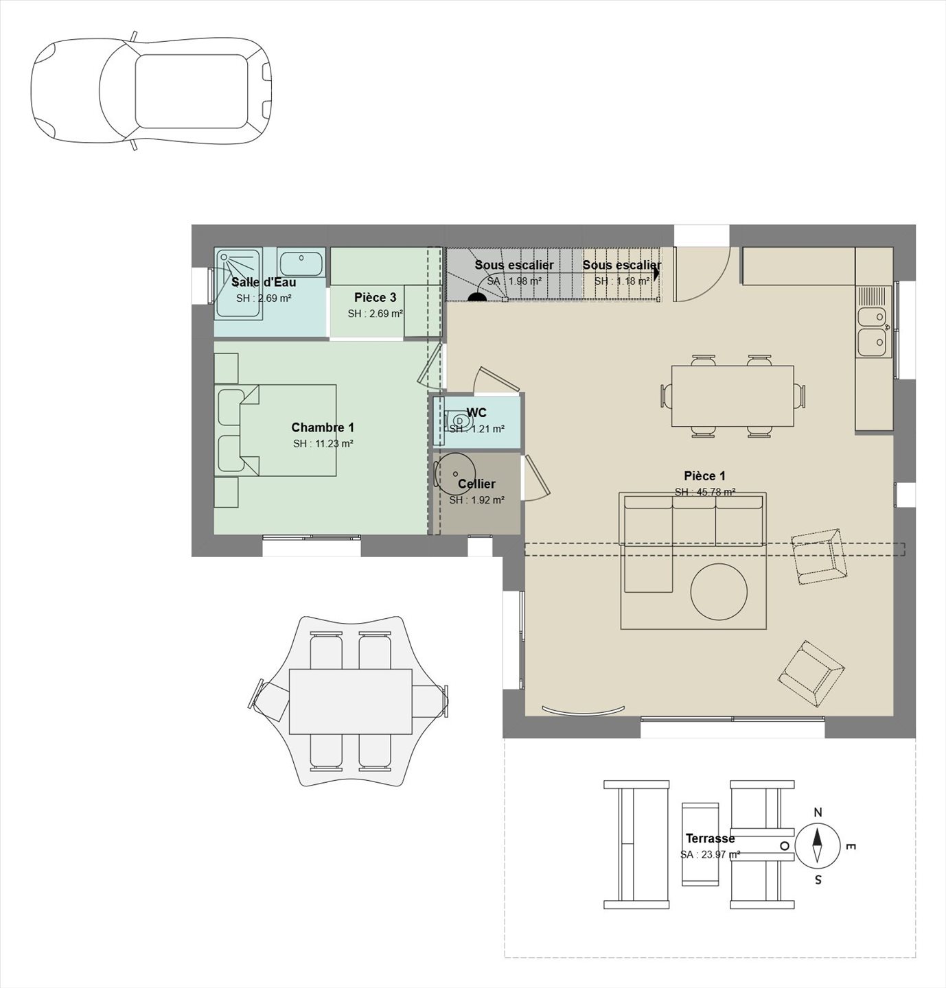 Maison à vendre, 117m², Sanary-sur-Mer