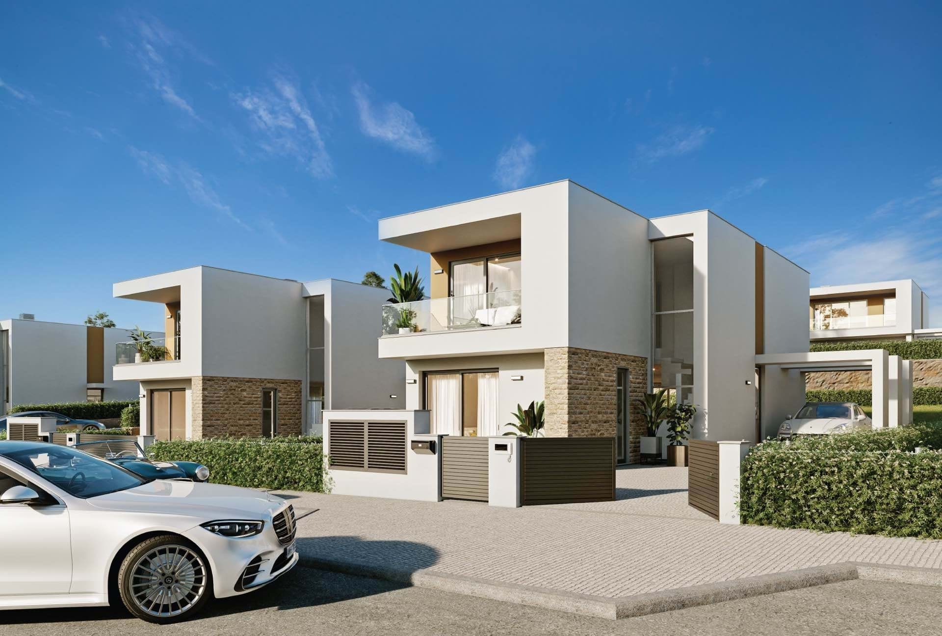 Nieuwe villa's 3 slaapkamers en zwembad | Zilverkust Portugal