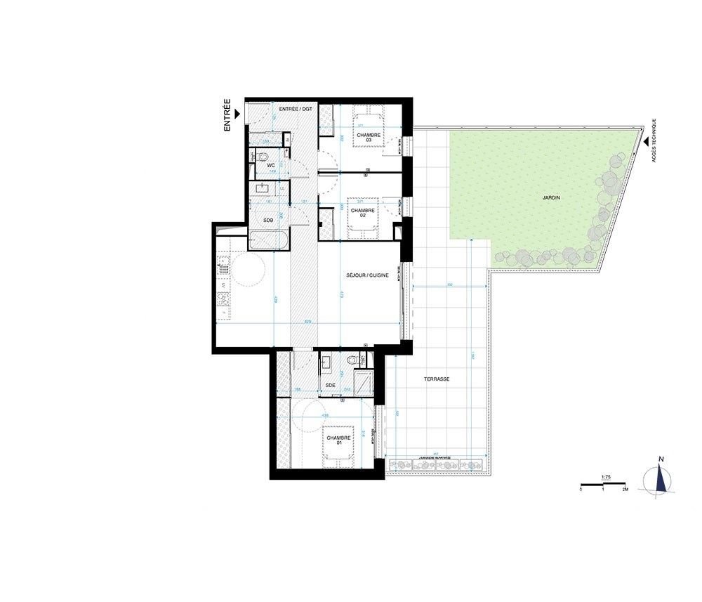 Appartement à vendre, 100m², Saint-Clément-de-Rivière