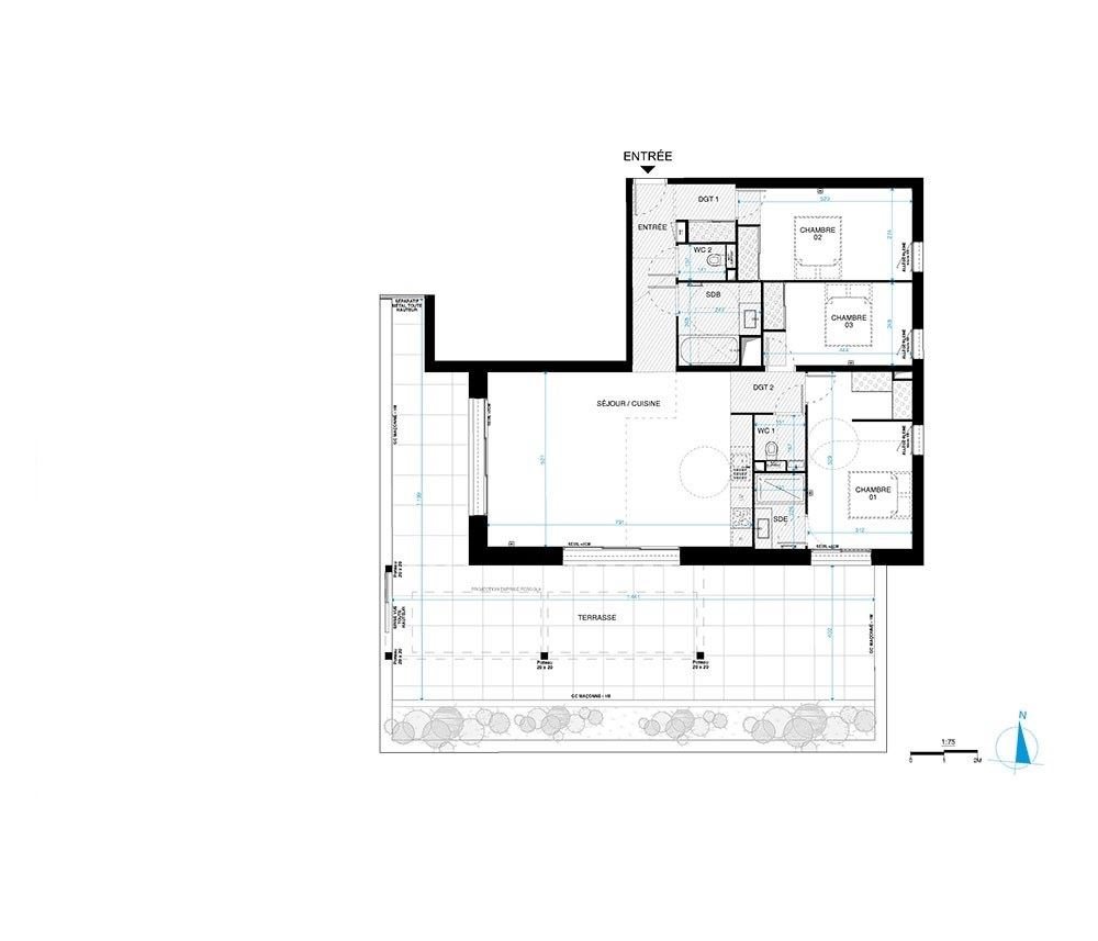 Appartement à vendre, 107m², Saint-Clément-de-Rivière