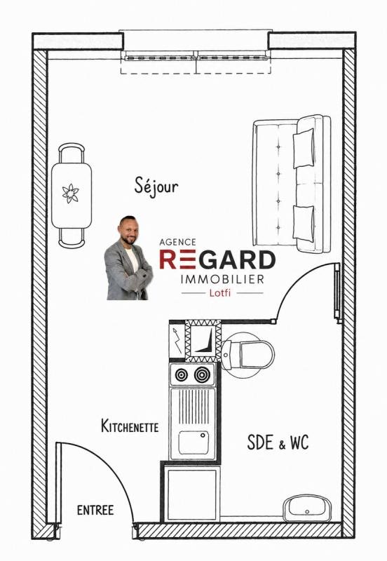 Appartement à vendre, 20m², Rodilhan