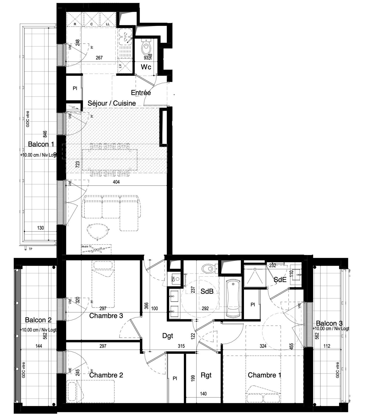 Appartement à vendre, 87m², Saint-Malo