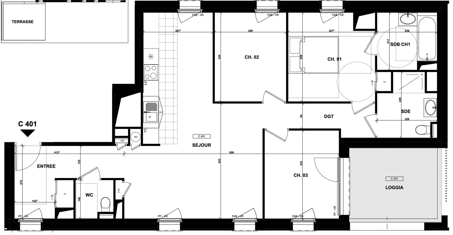 Appartement à vendre, 83m², Lannion
