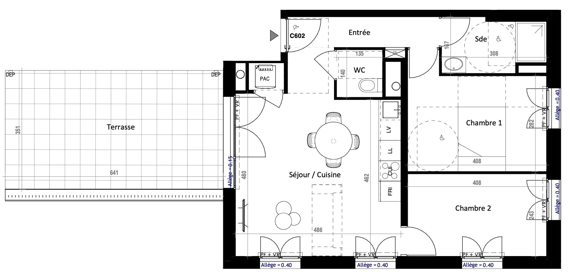 Appartement à vendre, 58m², Saint-Nazaire
