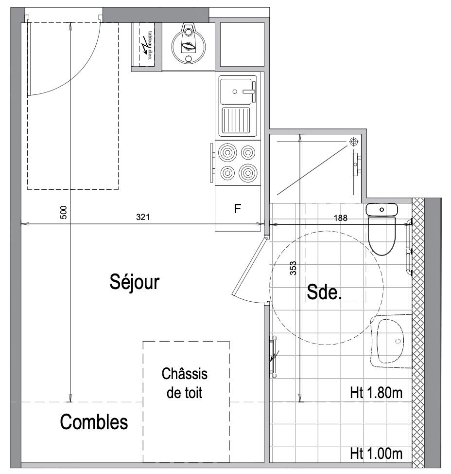 Appartement à vendre, 22m², Lamballe-Armor