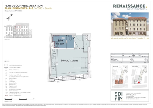 3 pièces 26 m² · à Saint-Marcellin · 26 m² · 102 000 €
