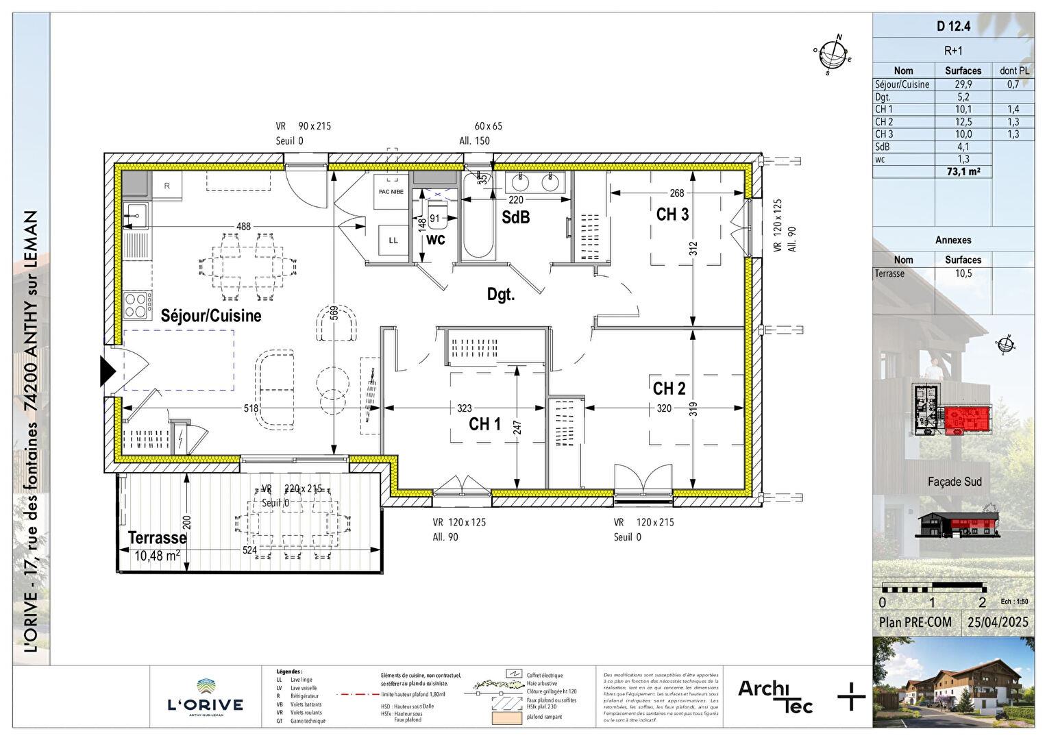 Appartement à vendre, 73m², Anthy-sur-Léman