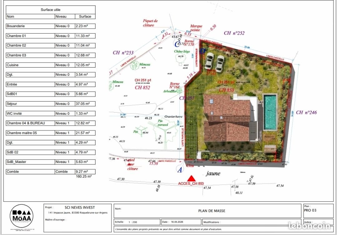 Maison à vendre, 150m², Roquebrune-sur-Argens