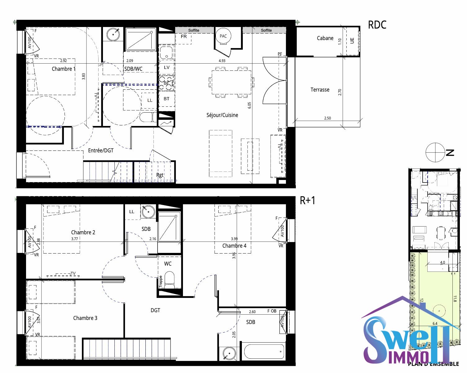 Maison à vendre, 112m², Messanges