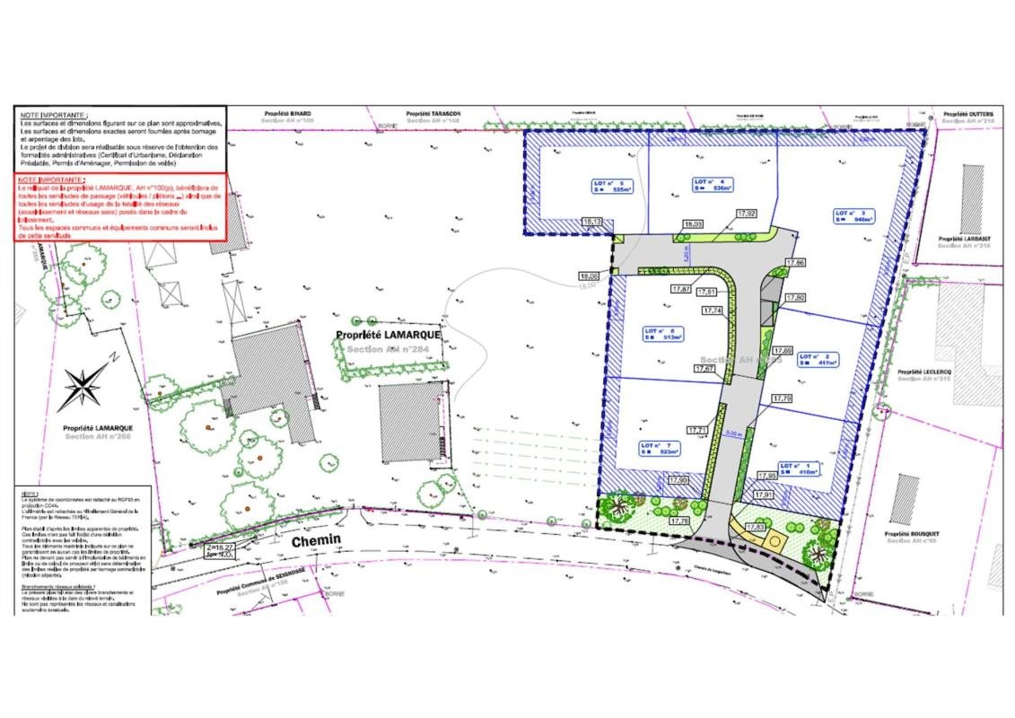 Sale of buildable plots in Seignosse, just steps from the ocean – Le Clos des Vignes - Vue 5