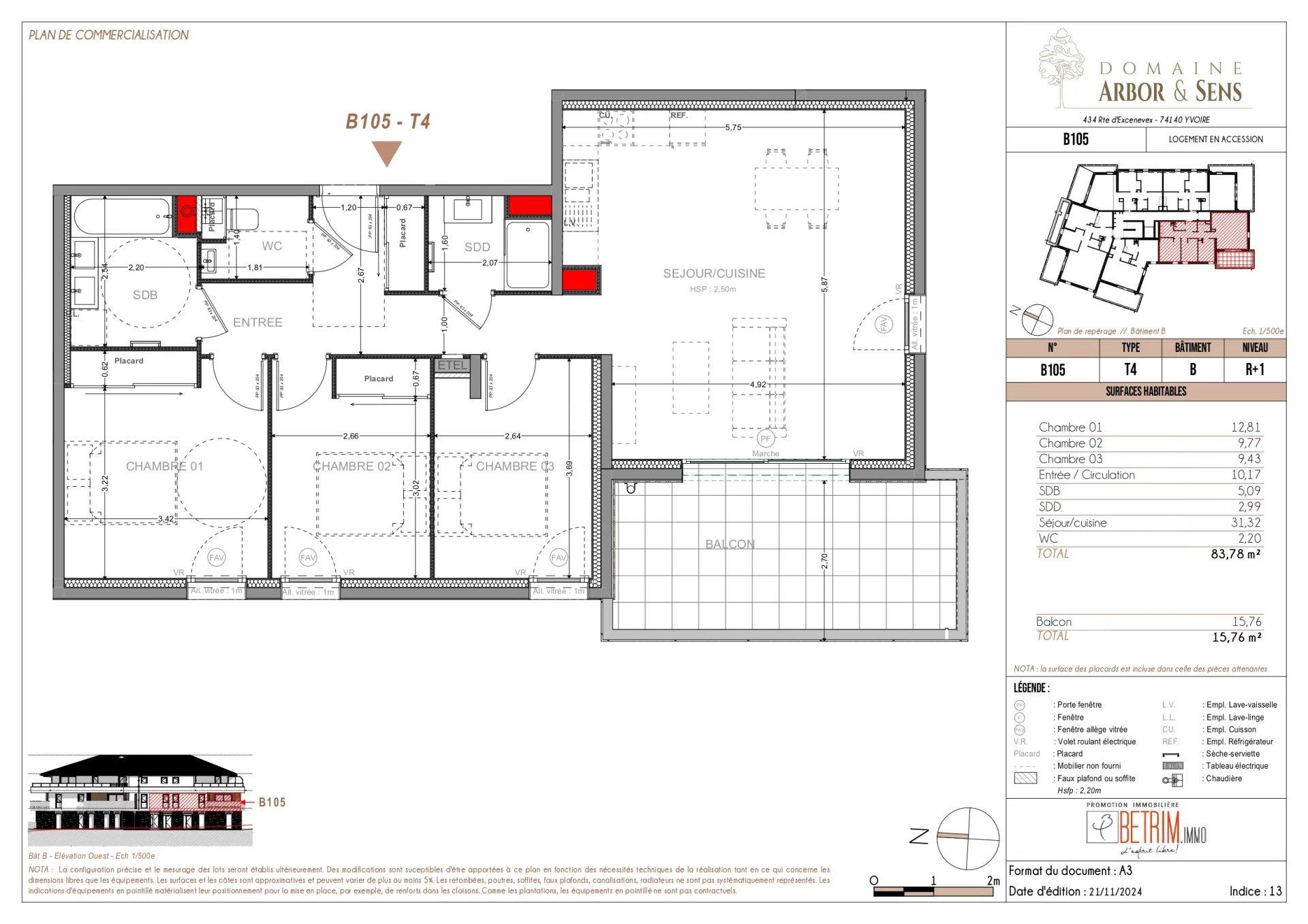 Appartement à vendre, 83m², Yvoire