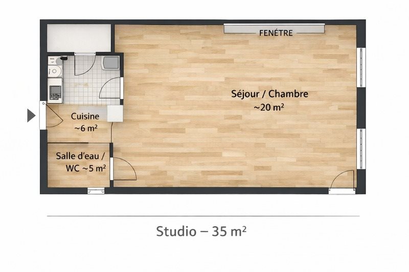Appartement à vendre, 35m², Lunel
