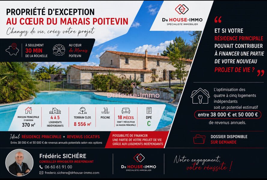 Maison à vendre, 495m², Marans