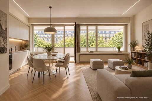 Appartement 4 pièces 90 m² · à Paris 16ème · 90 m² · 840 000 €