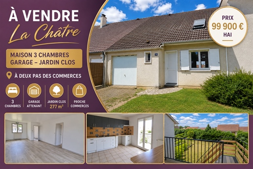 Maison 4 pièces 90 m² · à La Châtre · 90 m² · 99 900 €