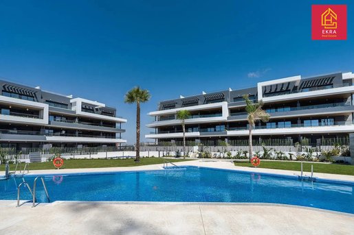 Apartamento moderno de 55 m² com jardim privado num complexo turístico - Torrevieja, Costa Blanca