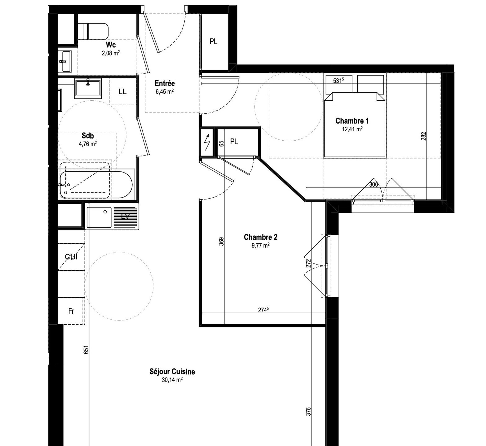 Appartement à vendre, 63m², Antibes