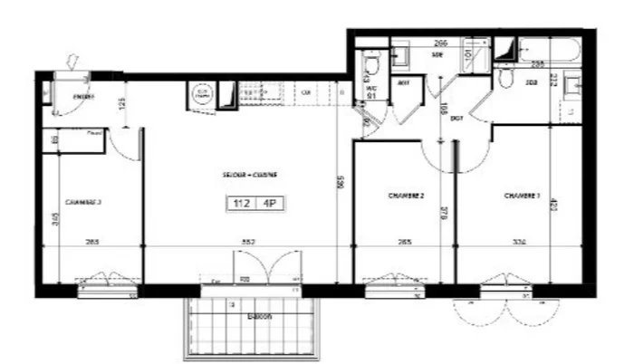 Appartement à vendre, 81m², Crépy-en-Valois