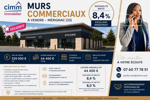 Terrain 4 pièces 210 m² · à Mérignac · 210 m² · 529 000 €