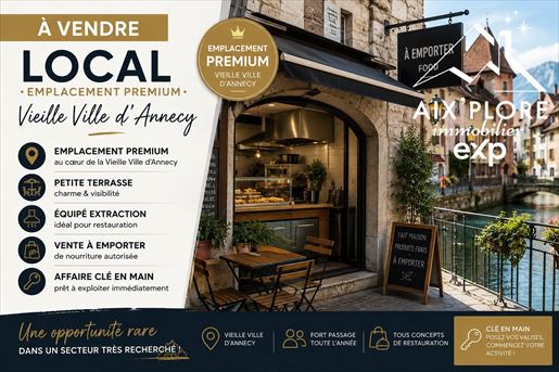 Local commercial 25 m² · à Annecy · 25 m² · 175 000 €