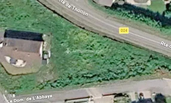 Lake view: 1,374 m² building plot in the hills above Evian - View 2