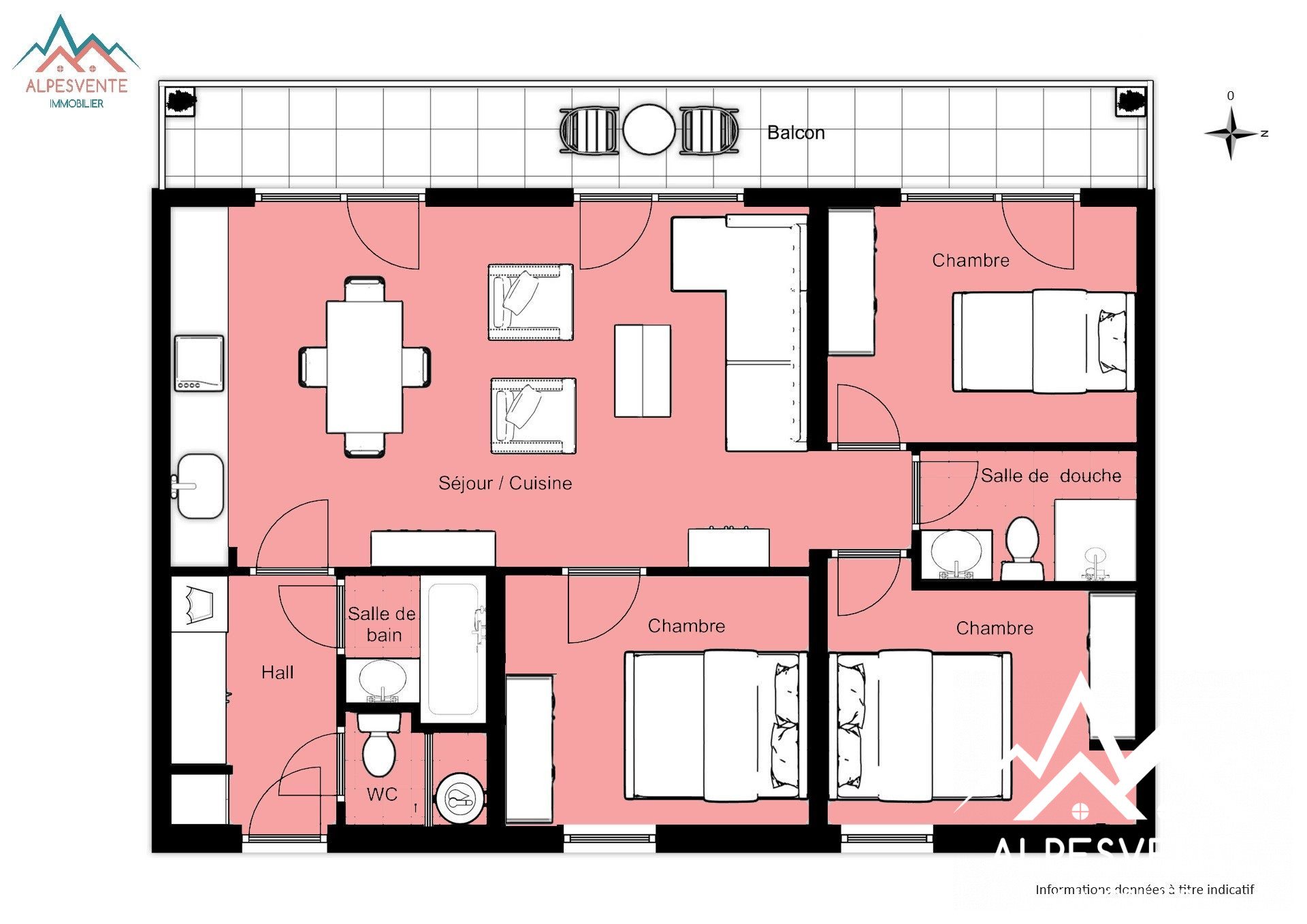 Appartement à vendre, 61m², Saint-Jean-d'Aulps